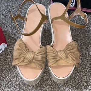 🤎Valentino Bow Espadrille Wedge Sandal